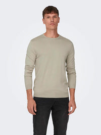 Wyler Genser Rund Hals - Silver Lining Only & Sons