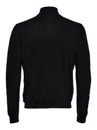 Wyler Half Zip Genser - Black Only & Sons