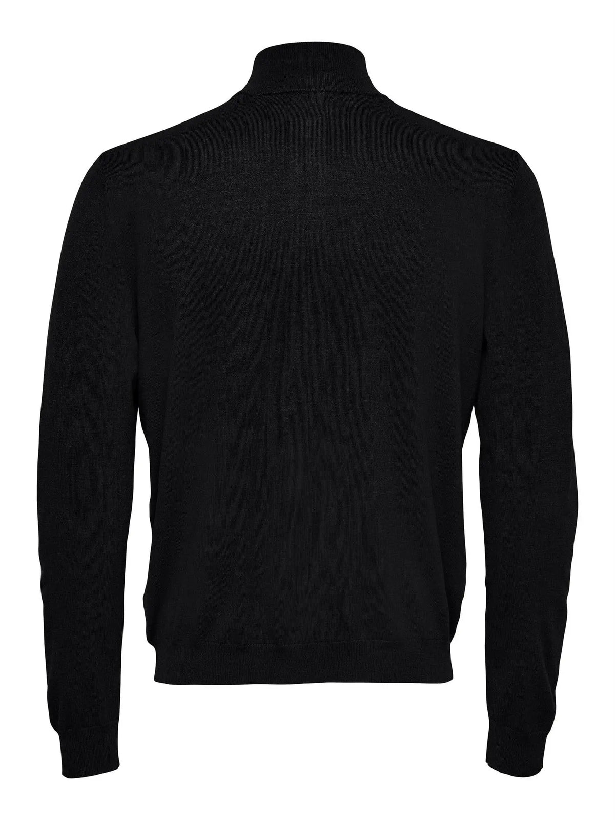 Wyler Half Zip Genser - Black Only & Sons