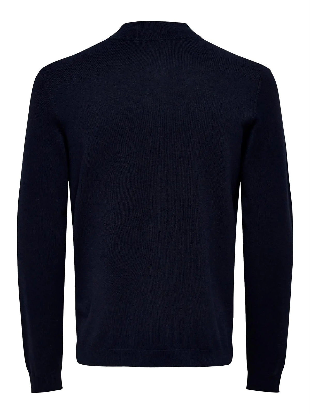 Wyler Half Zip Genser - Dark Navy Only & Sons