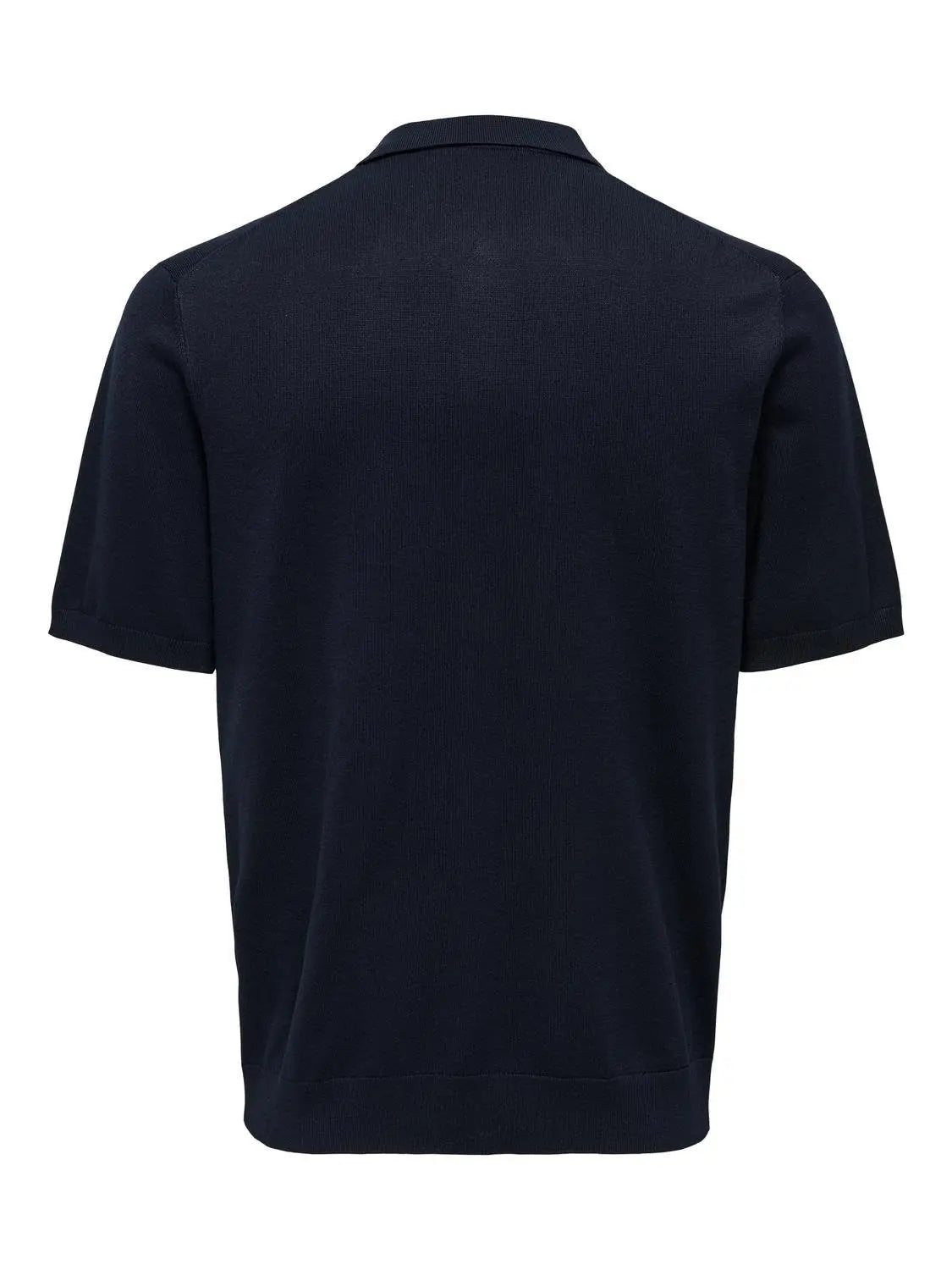 Wyler Zip Polo - Dark Navy Only & Sons