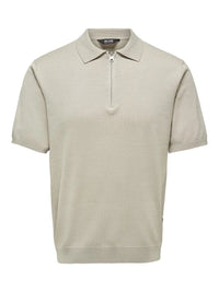 Wyler Zip Polo - Silver Lining Only & Sons