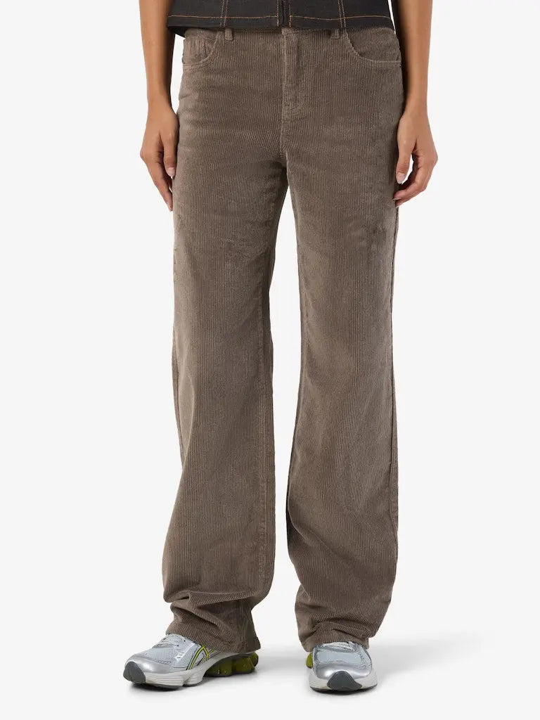 Yolanda Kordfløyelsbukse - Morel Noisy May