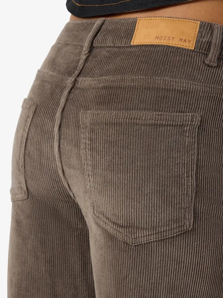 Yolanda Kordfløyelsbukse - Morel Noisy May