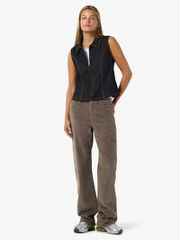 Yolanda Kordfløyelsbukse - Morel Noisy May