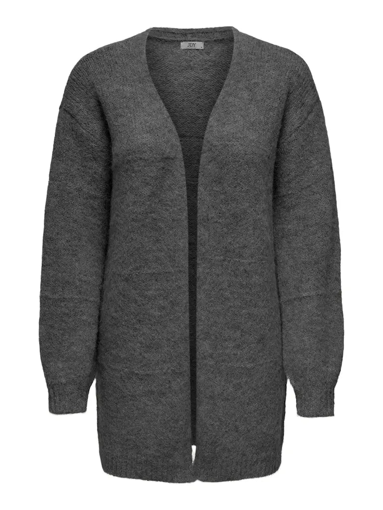 Zoey Cardigan - Dark Grey Melange JDY