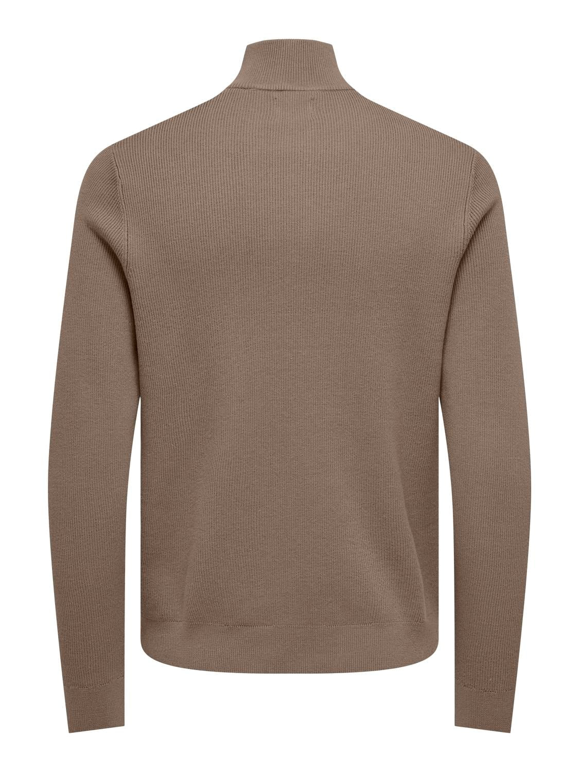 Phil Genser Half Zip - Desert Taupe
