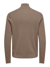 Phil Genser Half Zip - Desert Taupe