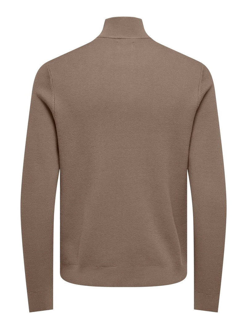 Phil Genser Half Zip - Desert Taupe