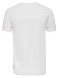 Basic Stretch T-Skjorte Rund hals - White Only & Sons