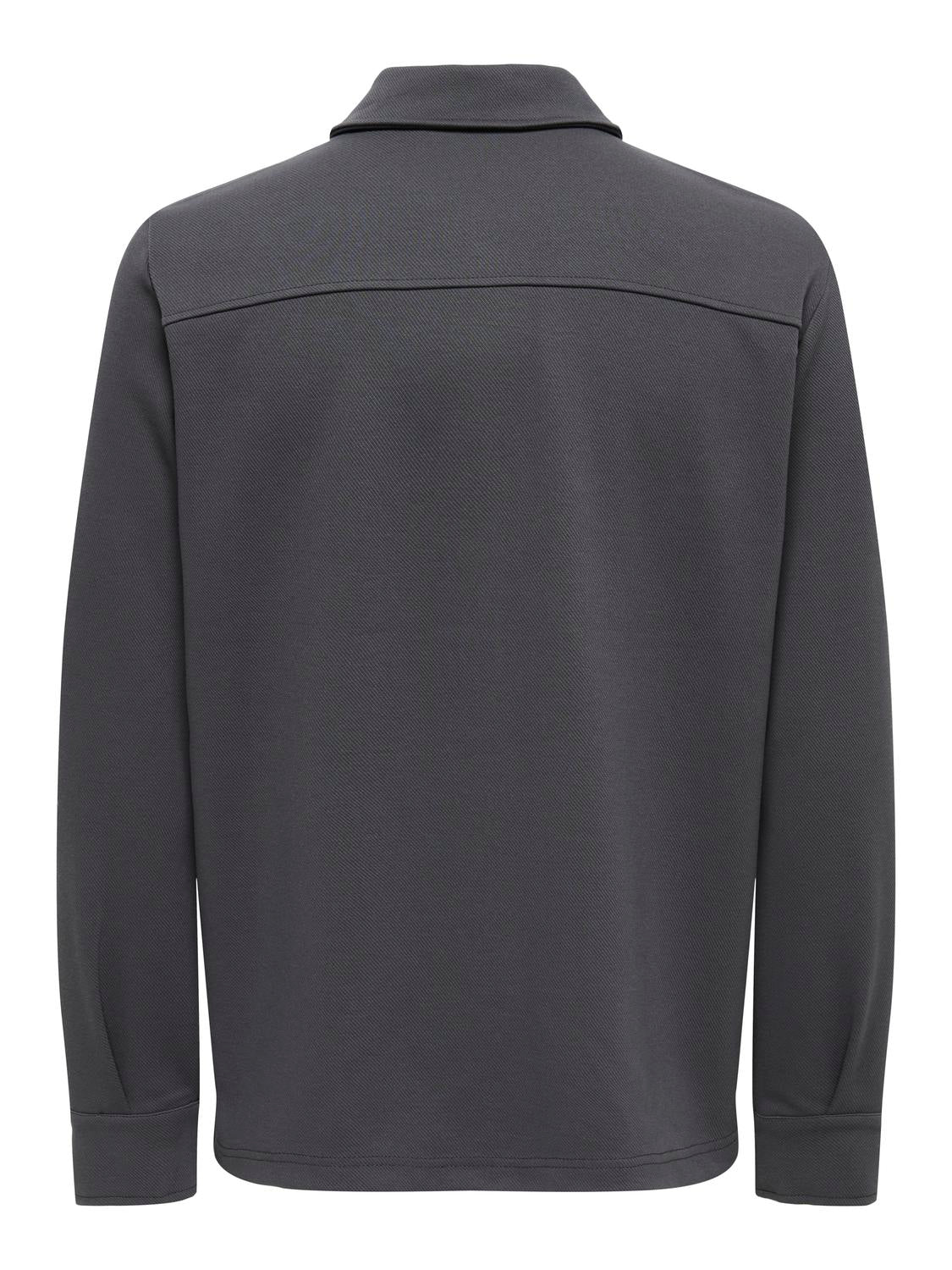 Kodyl Overshirt - Grey Pinstripe