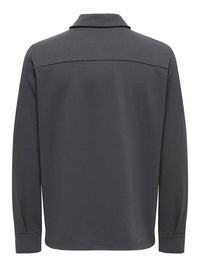 Kodyl Overshirt - Grey Pinstripe