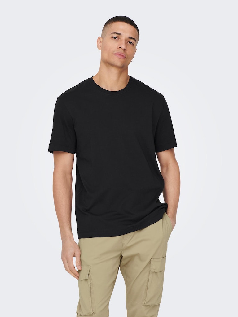Max Regular T-Skjorte - Black