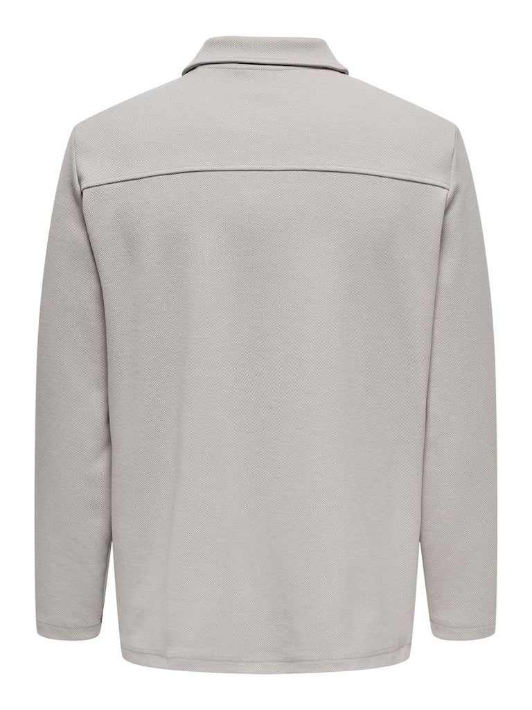 Kodyl Overshirt Full Zip - Ash