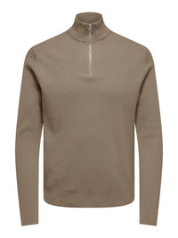 Phil Genser Half Zip - Desert Taupe