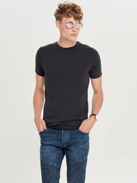 Basic Stretch T-Skjorte Rund hals - Black Only & Sons