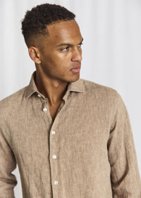 Tahaka Linskjorte - Brown