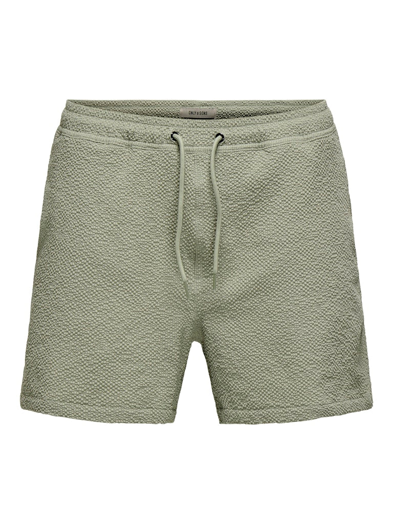 Ted Badeshorts Life Seersucker - Seagrass