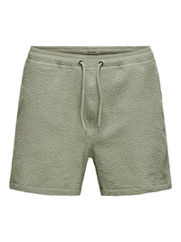 Ted Badeshorts Life Seersucker - Seagrass