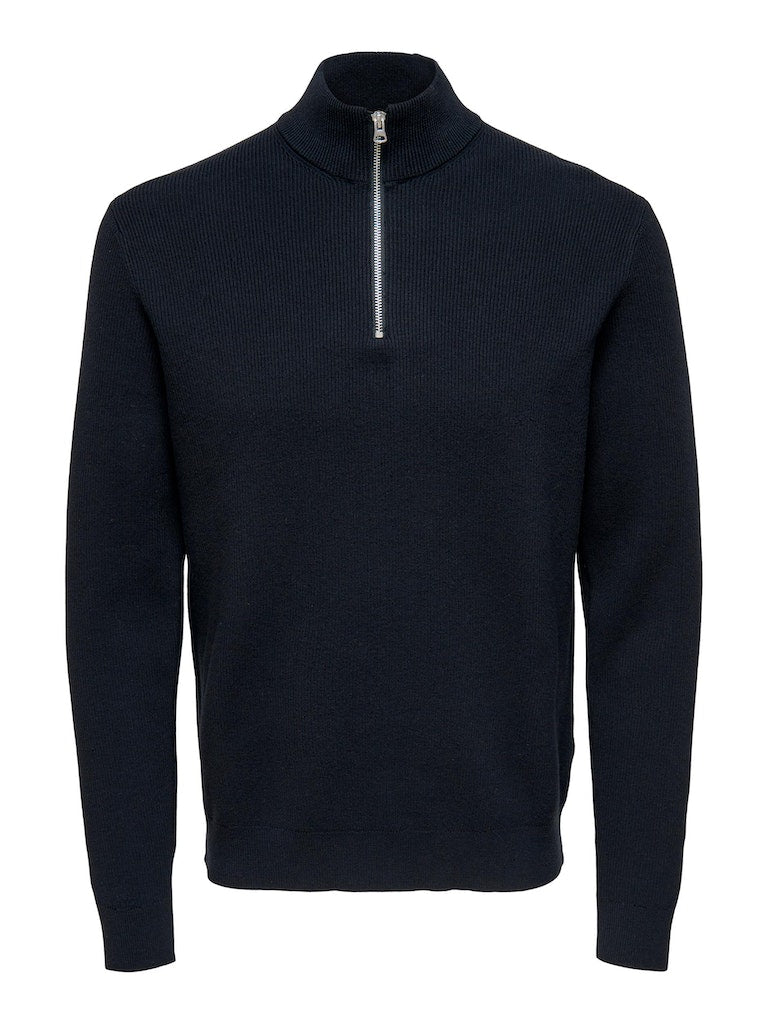 Phil Genser Half Zip - Dark Navy