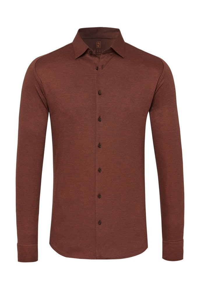 Kent Flex Shirt 851 - Rusty Brown