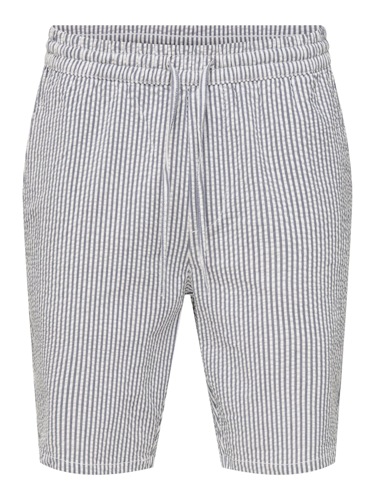 Sinus Seersucker Shorts 0267 - Naval Acadamy Stripes