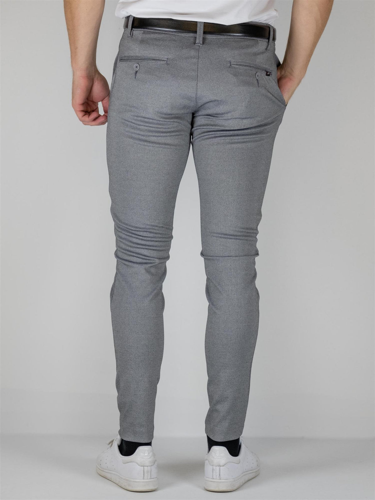 Flex pant Roedekro - Grey Melange Indicode