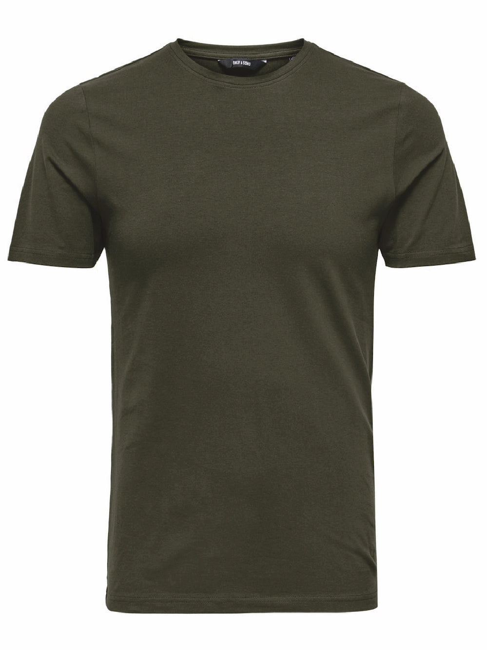 Basic Stretch T-Skjorte Rund hals - Forest Night Only & Sons