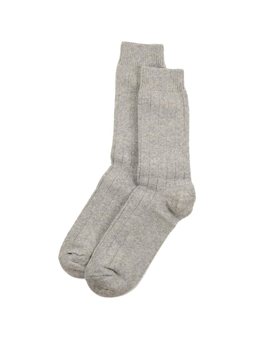TEST The Basic Wool Sock - Light Grey Melange