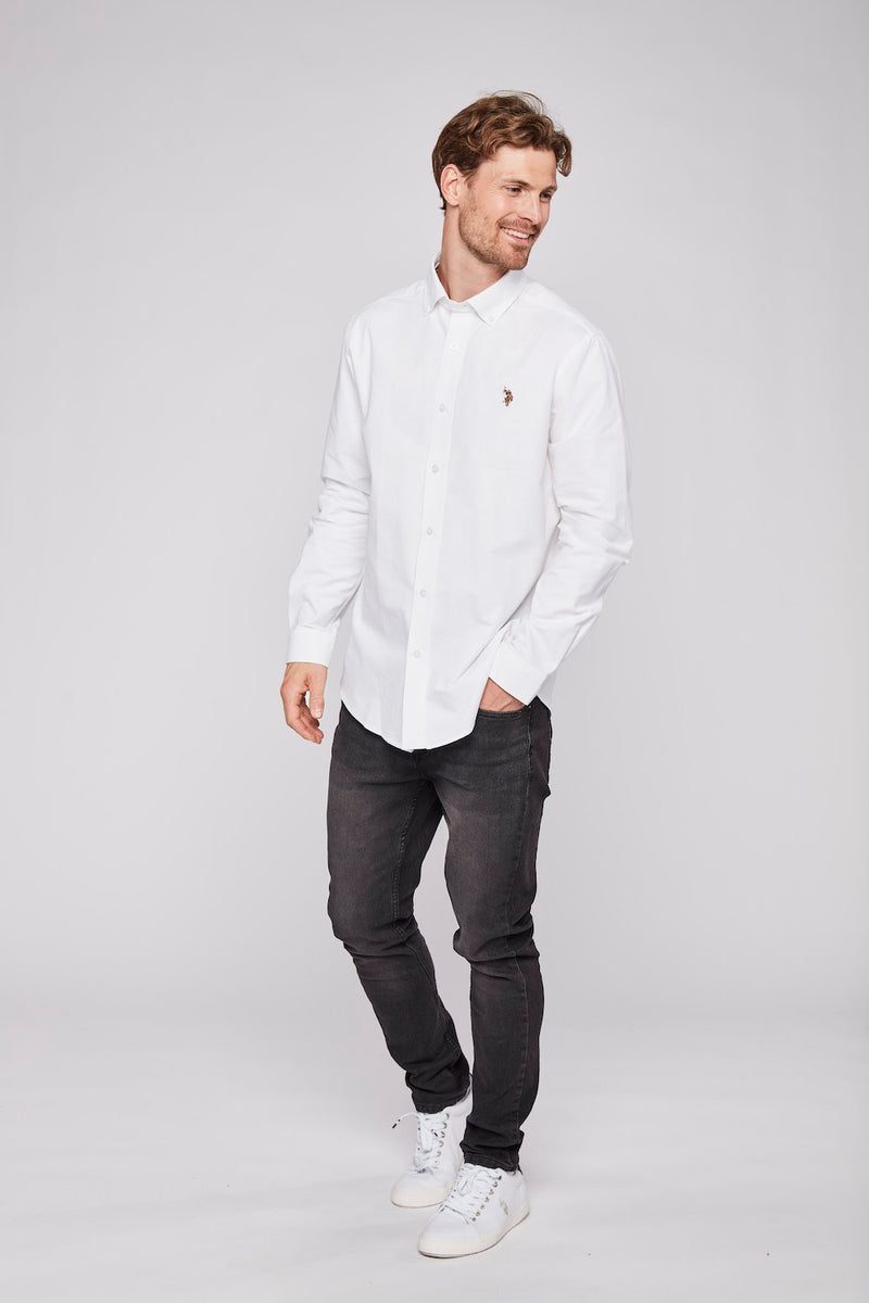 Armin Oxfordskjorte - White
