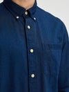 Rick Oxford Denim Skjorte - Dark Blu Denim