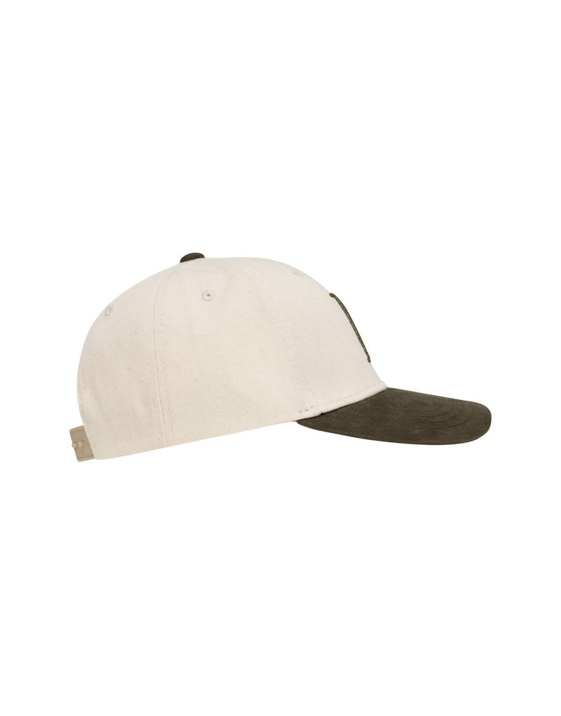 Les Deux Contrast Baseball Caps - Ivory/Mountain Grey