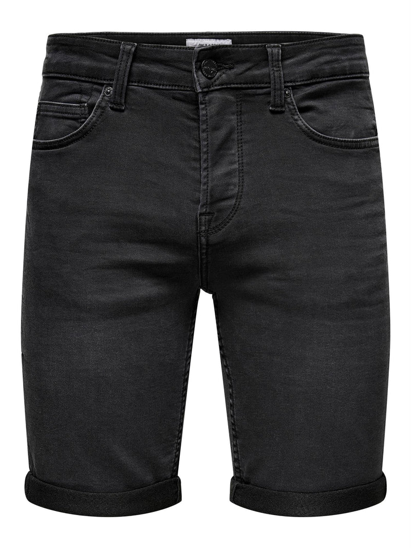 Ply Flex Shorts 8581 - Black Denim