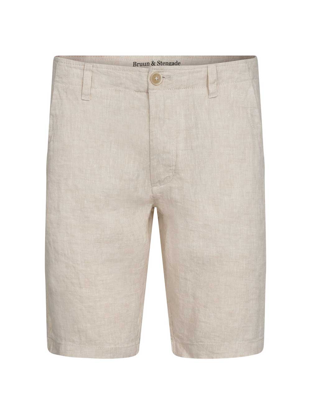 Andros Linshorts - Beige