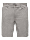Mark Flex shorts Stripe 02091 - Chinchilla Stripe