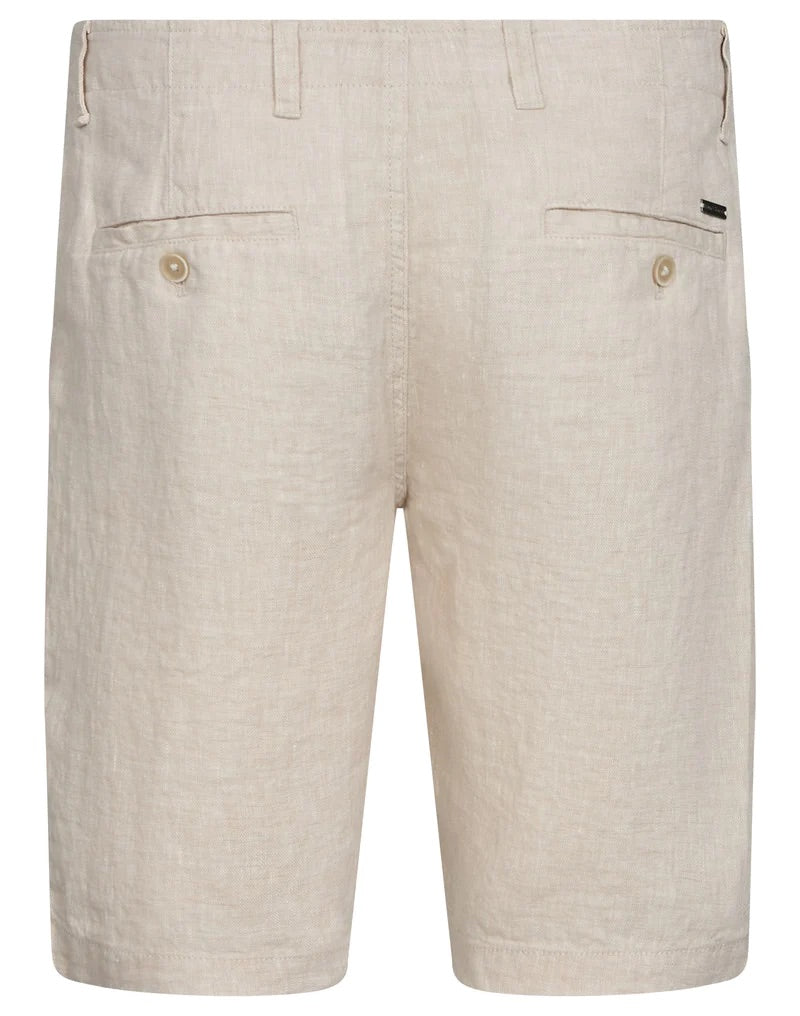 Andros Linshorts - Beige