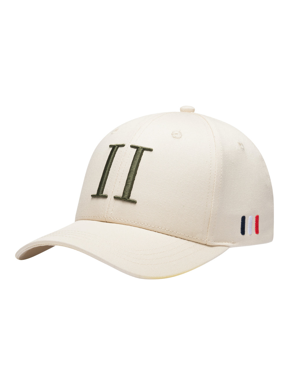 Les Deux Baseball Caps - Ivory/Lichen Green