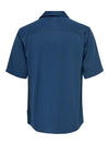 Dash Viscose Skjorte S/S - Insignia Blue