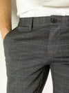 Flex Pant Check 02092 - Grey Pinstripe