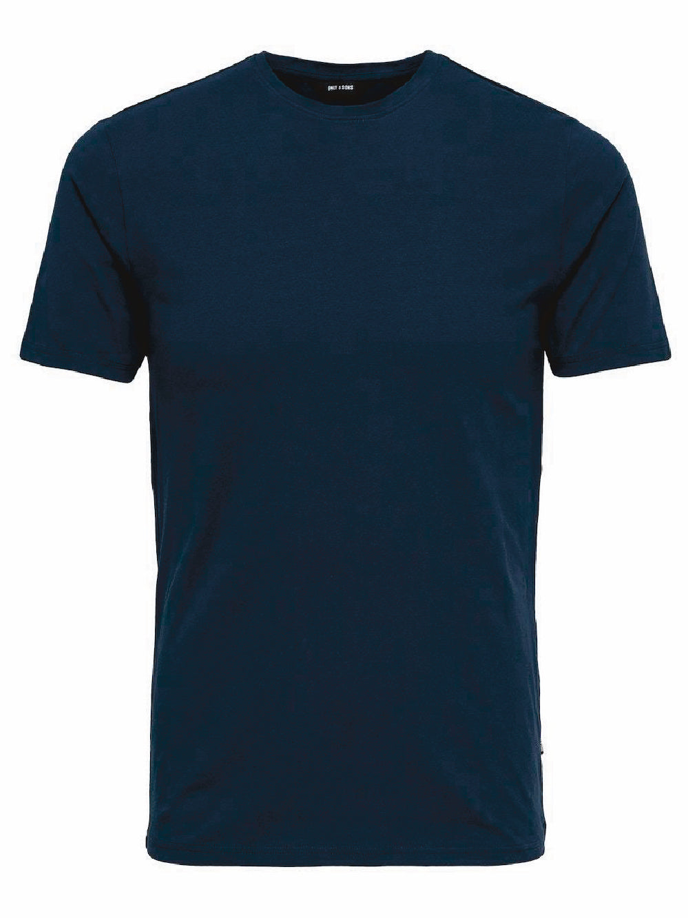 Basic Stretch T-Skjorte Rund hals - Navy