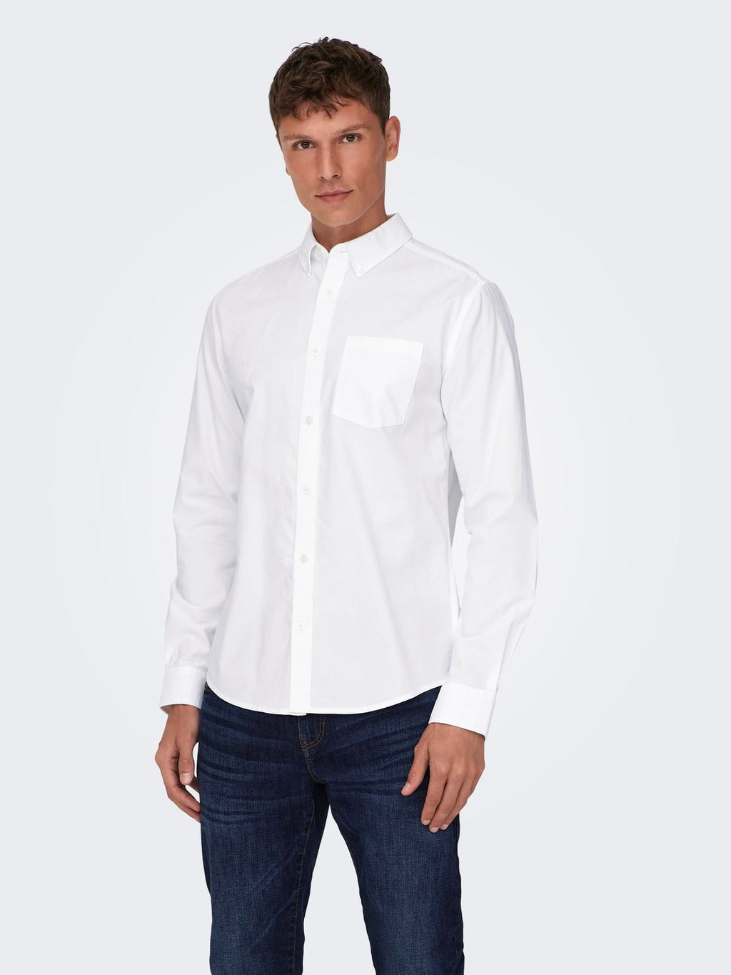 Neil Oxford Skjorte - White